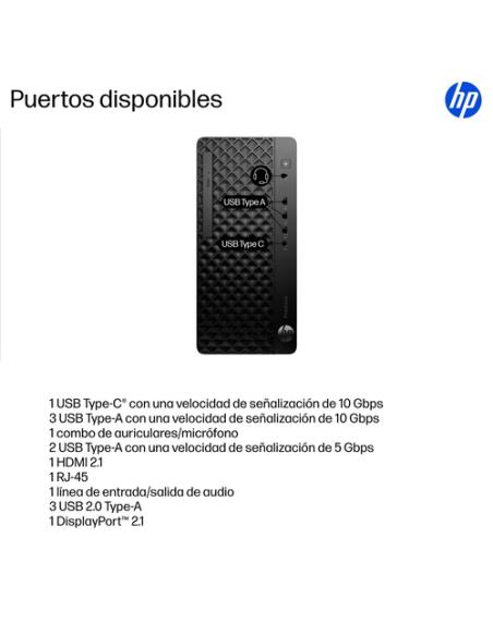 HP ProDesk 4 Tower G1i Desktop AI PC Intel Core Ultra 5 225 16 GB DDR5-SDRAM 512 GB SSD Windows 11 Pro Torre