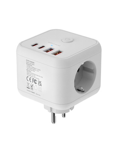 Mars Gaming MDCUBE20W cargador de dispositivo móvil Blanco