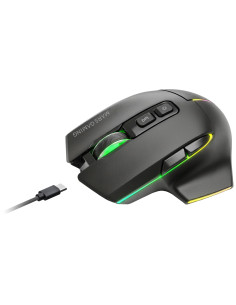 Mars Gaming MMWVECTOR ratón Juego mano derecha RF Wireless + Bluetooth + USB Type-A Óptico 12000 DPI 2