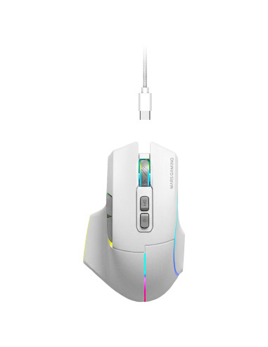 Mars Gaming MMWVECTORW ratón Juego mano derecha RF Wireless + Bluetooth + USB Type-A Óptico 12000 DPI