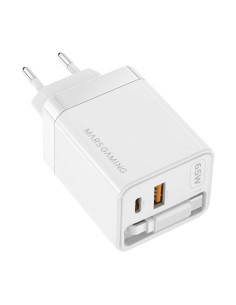 Mars Gaming MDGAN65RW cargador de dispositivo móvil Blanco