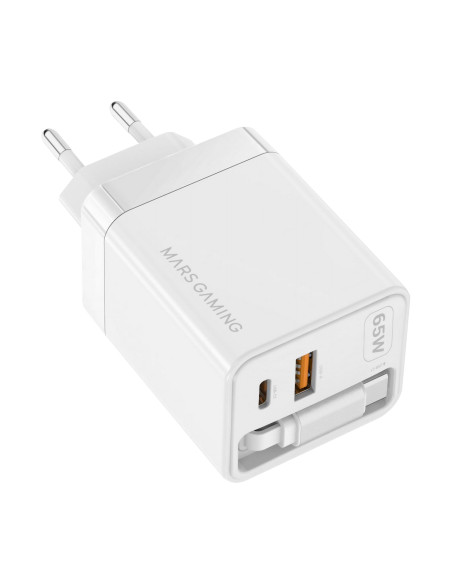 Mars Gaming MDGAN65RW cargador de dispositivo móvil Blanco