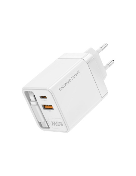 Mars Gaming MDGAN65RW cargador de dispositivo móvil Blanco