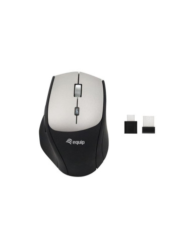 Equip 245115 ratón Oficina mano derecha RF inalámbrico Óptico 2400 DPI