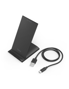 Hama QI-FC10S Smartphone Negro USB Cargador inalámbrico Carga rápida Interior 2