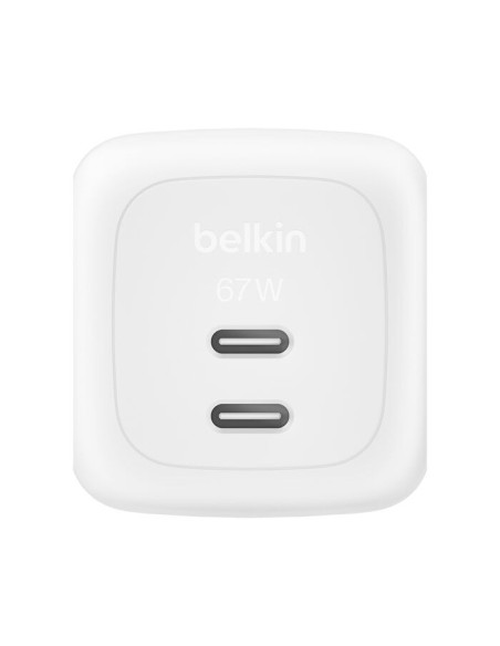 Belkin WCH020KQWH cargador de dispositivo móvil Universal Blanco Corriente alterna Carga rápida Interior