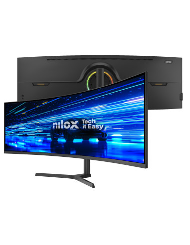 Nilox pantalla para PC 124,5 cm (49") 5120 x 1440 Pixeles Dual QHD LCD