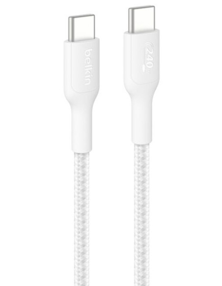 Belkin BoostCharge Pro cable USB 1 m USB C 240 W Blanco