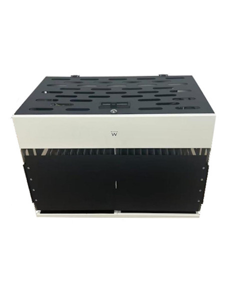 Ewent EW1730 carrito y armario de dispositivo portátil Armario de gestión y carga para dispositivos portátiles Negro, Blanco