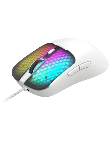 Mars Gaming MMVIPERW ratón Juego mano derecha USB Type-A + USB Type-C Óptico 12800 DPI