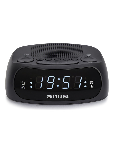 Aiwa CR-09J despertador Reloj despertador digital Negro