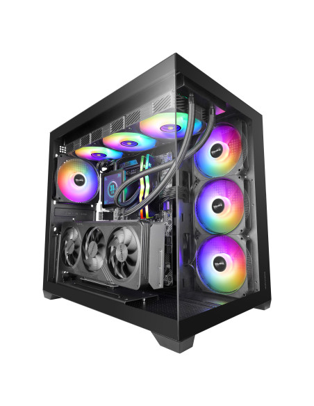 Mars Gaming MCV5 carcasa de ordenador Midi Tower Negro