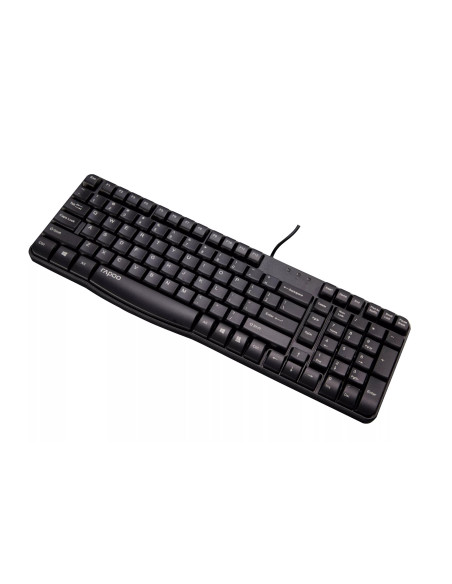 Rapoo N2400 teclado USB Portugués Negro