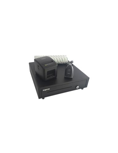 Approx POS APPPOSPACK4180LAN-2D Pack Cajón Impresora Escaner y papel