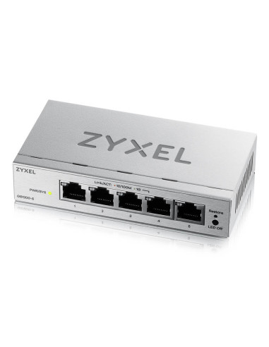 Zyxel GS1200-5V3 Gestionado L2 Gigabit Ethernet (10 100 1000) Escritorio Gris
