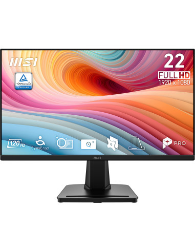MSI PRO MP225 E12VL pantalla para PC 54,5 cm (21.4") 1920 x 1080 Pixeles Full HD Negro