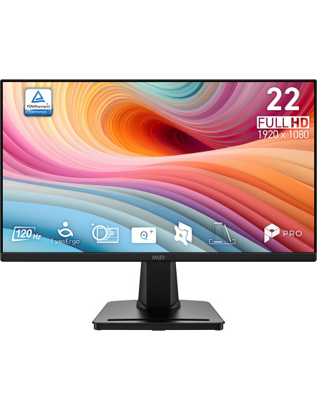 MSI PRO MP225 E12VL pantalla para PC 54,5 cm (21.4") 1920 x 1080 Pixeles Full HD Negro