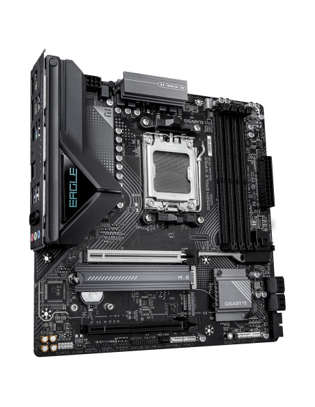 GIGABYTE B850M EAGLE WIFI6E Placa Base - Procesadores AMD Ryzen Serie 9000, VRM digital de 8+2+2 fases, hasta 8200MHz DDR5