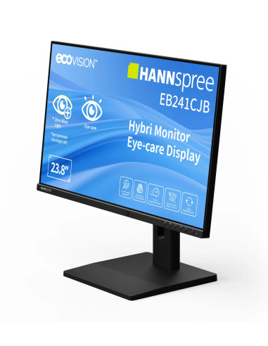Hannspree Hybri Monitor EB241CJB pantalla para PC 60,5 cm (23.8") 1920 x 1080 Pixeles Full HD LCD Negro