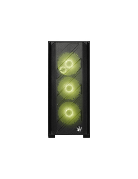 MSI MAG FORGE 330R AIRFLOW carcasa de ordenador Midi Tower Negro, Transparente