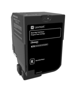 Lexmark 74C2HK0 cartucho de tóner 1 pieza(s) Original Negro