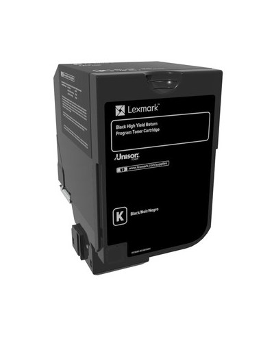 Lexmark 74C2HK0 cartucho de tóner 1 pieza(s) Original Negro