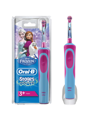 Oral-B Stages Vitality Niño Cepillo dental giratorio Azul, Rojo