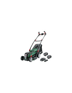 Bosch 37-550 Cortacésped de empuje a gasolina Batería Negro, Verde