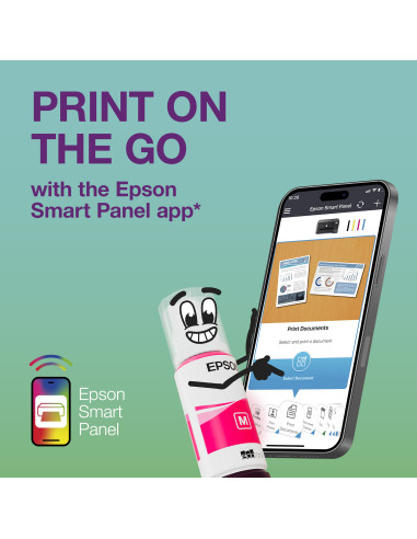 Epson EcoTank Impresora multifunción ET-2856 A4 con depósito de tinta, conexión Wi-Fi