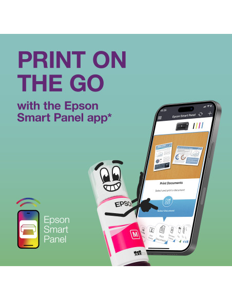 Epson EcoTank Impresora multifunción ET-2856 A4 con depósito de tinta, conexión Wi-Fi