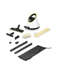 Kärcher SC 2 Deluxe Limpiador a vapor de cilindro 1 L 1500 W Negro, Blanco