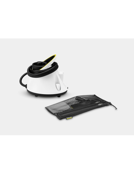 Kärcher SC 2 Deluxe Limpiador a vapor de cilindro 1 L 1500 W Negro, Blanco