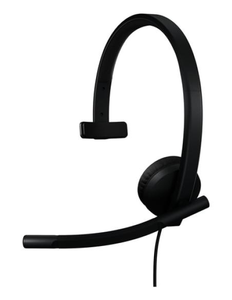 Logitech H570e Auriculares Alámbrico Diadema Oficina/Centro de llamadas USB Tipo C Negro