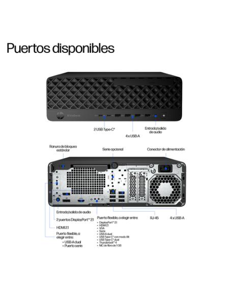 HP EliteDesk 8 SFF G1i Desktop AI PC Intel Core Ultra 5 235 16 GB DDR5-SDRAM 512 GB SSD Windows 11 Pro