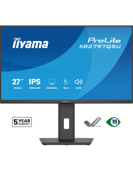 iiyama ProLite XB2797QSU-B1 pantalla para PC 68,6 cm (27") 2560 x 1440 Pixeles Quad HD LED Negro