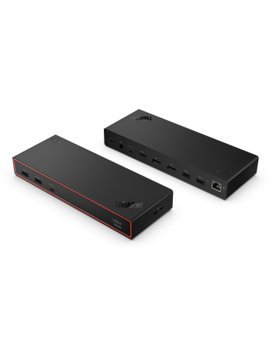 Lenovo ThinkPad USB4 Smart Dock 5500 with 135W Adapter Alámbrico Negro