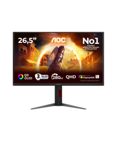 AOC G4 Q27G4ZD pantalla para PC 67,3 cm (26.5") 2560 x 1440 Pixeles Quad HD QD-OLED Negro, Rojo