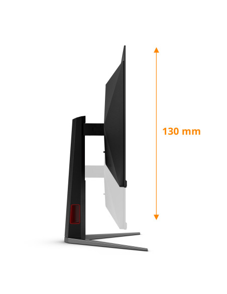 AOC G4 Q27G4ZD pantalla para PC 67,3 cm (26.5") 2560 x 1440 Pixeles Quad HD QD-OLED Negro, Rojo