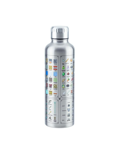 Paladone Minecraft Metal Water Bottle Uso diario 500 ml Acero inoxidable