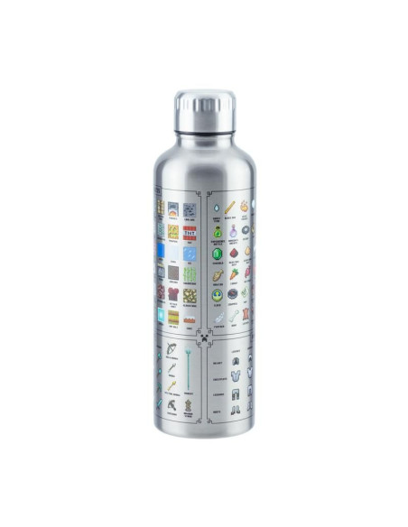 Paladone Minecraft Metal Water Bottle Uso diario 500 ml Acero inoxidable