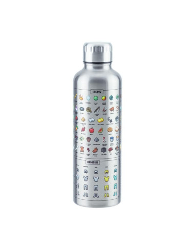 Paladone Minecraft Metal Water Bottle Uso diario 500 ml Acero inoxidable