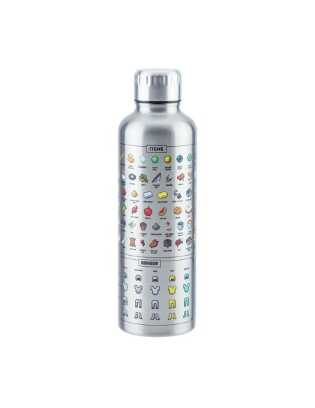 Paladone Minecraft Metal Water Bottle Uso diario 500 ml Acero inoxidable