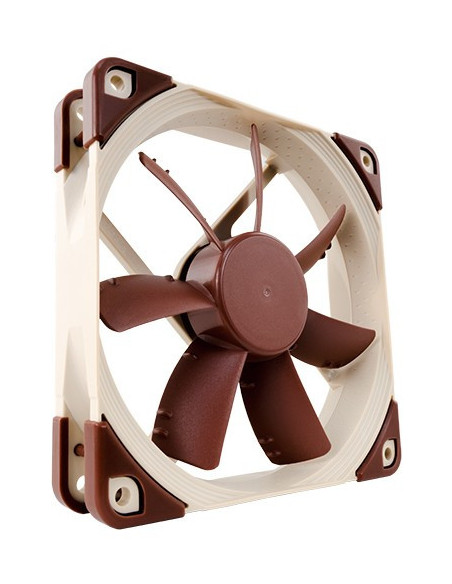 Noctua NF-S12A PWM sistema de refrigeración para ordenador Carcasa del ordenador Ventilador 12 cm Beige, Marrón