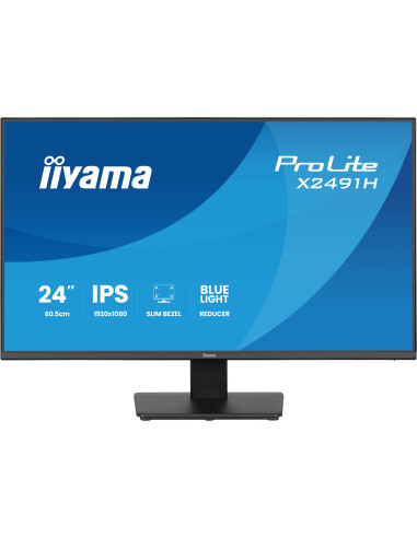 iiyama ProLite X2491H-B1 pantalla para PC 60,5 cm (23.8") 1920 x 1080 Pixeles Full HD LCD Negro