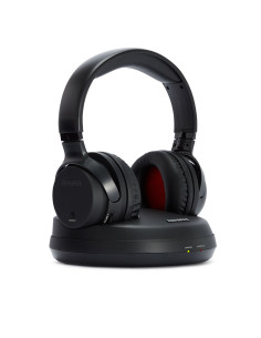 Aiwa WHF-880 auricular y casco Auriculares Inalámbrico Diadema Música Base de carga Negro