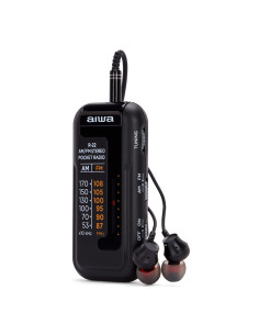 Aiwa R-22BK radio Personal Analógica Negro 2