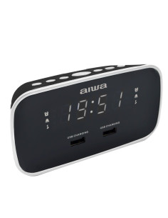 Aiwa CRU-19BK despertador Reloj despertador digital Negro