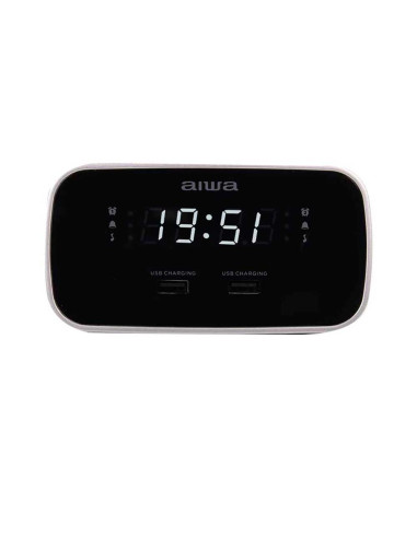 Aiwa CRU-19BK despertador Reloj despertador digital Negro