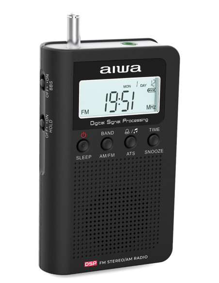 Aiwa RSD-45BK radio Portátil Negro