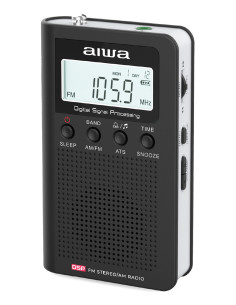 Aiwa RSD-45BK radio Portátil Negro 2